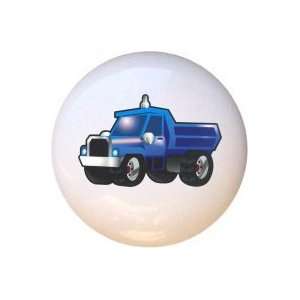  Blue Work Truck Transportation Drawer Pull Knob