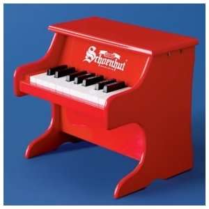  Kids Musical Instrument Toys Kids Jr. Red Piano Toy, Red 