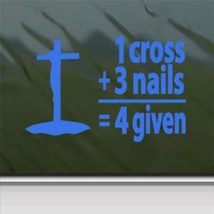   Nails Blue Decal Truck Window Blue Sticker Arts, Crafts & Sewing