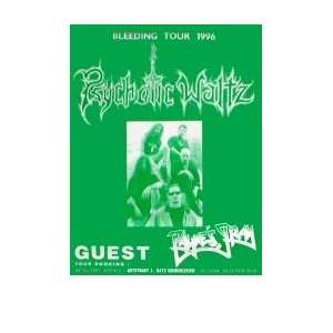  PSYCHOTIC WALTZ Bleeding Tour 1996 Music Poster