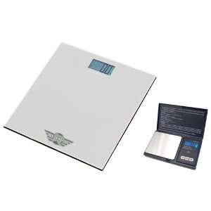  Body Weight Scale   400 lb (Silver) and a BONUS Black Precision 
