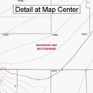   Map   Overstreet Lake, Texas (Folded/Waterproof)