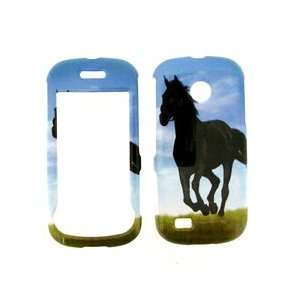  Samsung Eternity 2 II Blue Sky with Black Stallion Horse 