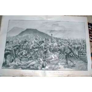  Battle Caesars Camp Charge On Wagon Hill 1900 Boer War 