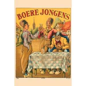  Boere Jongens 1920 12 x 18 Poster