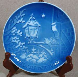 BING & GRONDAHL CHRISTMAS PLATE 1983 In The Old Town  