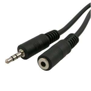  Black 3.5mm M/F Audio Extension Cable, 5 feet / 1.5M for Apple iPad 