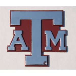  Texas A&M Aggies Premium Chrome Metal Auto Emblem with 