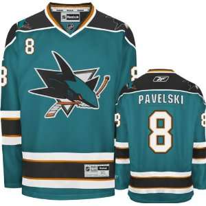  Joe Pavelski San Jose Sharks #8 Reebok Premier NHL Jersey 
