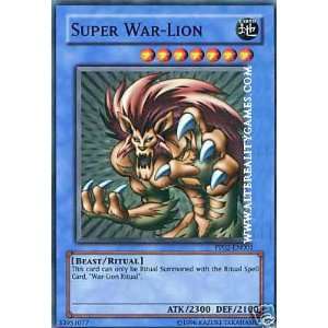  Super War Lion PP02 EN001 Super Rare Toys & Games