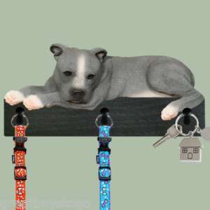 Pitbull Blue Dog Leash and key Holder Gift  