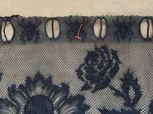 Steampunk Halloween Gothic Black Valance 66 Wx 21L NEW with Defect 