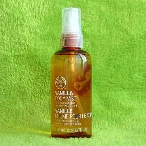  Body Shop Vanilla Body Mist 3.3 Oz. Beauty