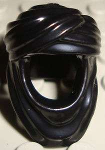 LeGo Persian Black Minifig Headgear Keffiyeh Hood Wrap  