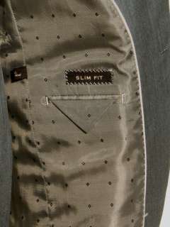 Profile Gray Herringbone Slim Cut Mens EURO Suit  
