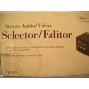  3 INPUT  2 OUTPUT SELECTOR/EDITOR Electronics