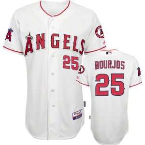  Peter Bourjos Jersey Adult Majestic Home White Authentic 