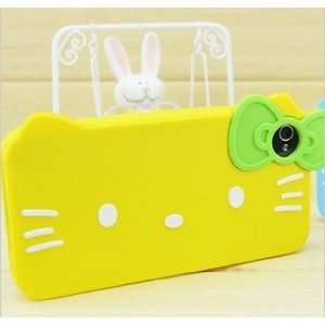   Bow Tie Style Soft Case/Cover/Protector(Yellow Color) Cell Phones
