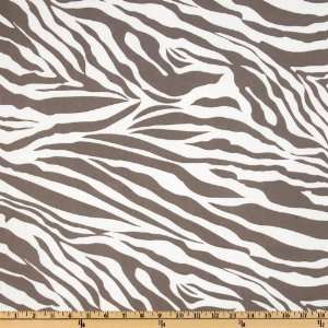   Jersey ITY Knit Zebra Taupe Fabric By The Yard Arts, Crafts & Sewing