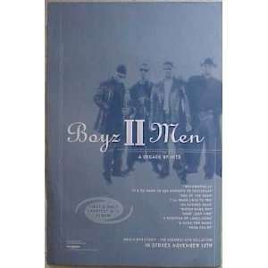  BOYZ II MEN A Decade Of Hits 24x36 Poster Everything 