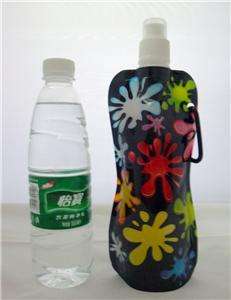 Plastic Reusable Collapsible Foldable Water Bottle W101  