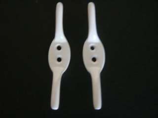 WHITE CLEAT HOOKS   Roman Blind Accessory Sundries  