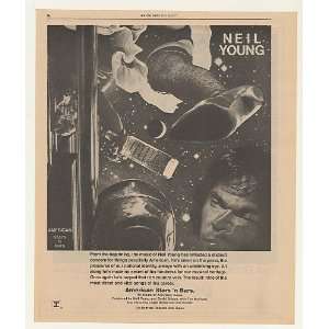  1977 Neil Young American Stars n Bars Print Ad (45489 