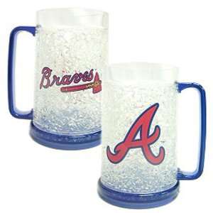  BSS   Atlanta Braves MLB Crystal Freezer Mug Everything 