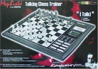 Saitek Talking Chess Trainer, Computer Training, NEW  