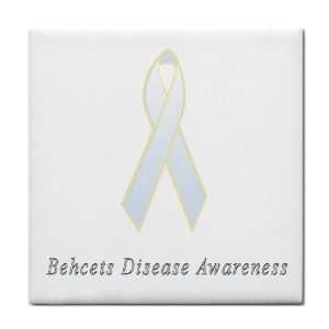 Behcets Disease Awareness Ribbon Tile Trivet