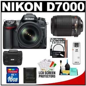  Nikon D7000 Digital SLR Camera & 18 105mm VR + 55 200mm VR 