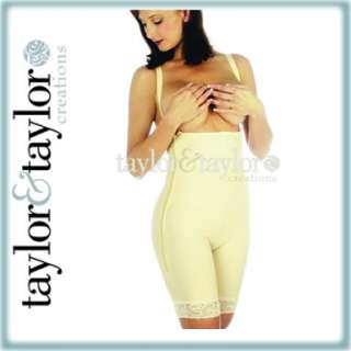Body Shaper with Suspenders, Compression Garment  