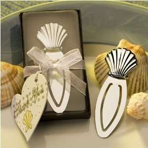  Bookmarks Seashell Chrome (36 per order) Wedding Favors 