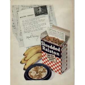   for my breakfast any time.  1945 Shredded Ralston Ad, A3826