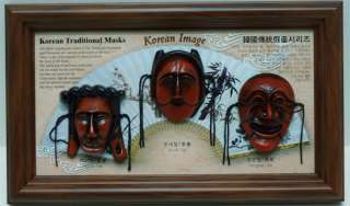 Korean Traditional Mask Frame Yangban Bune Kaksi Tal  