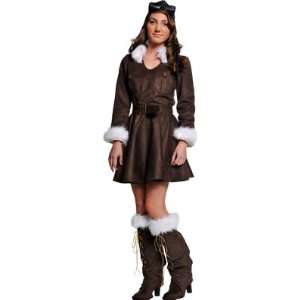  Teen Girls Baroness Classic Pilot Costume Toys & Games