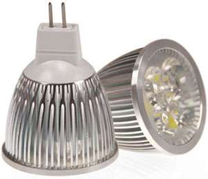 MR16 4 LED 4W Pure White Light Bulb Spot 110V  