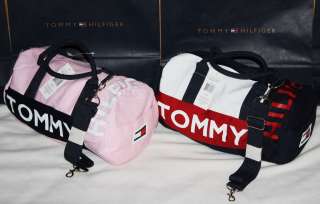 ROSA de Tommy Hilfiger/mini bolso MARINO de viaje de gimnasio de la 