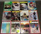 12) Canoe Kayak Magazines 1984 & 1985 Paddler Back Issues