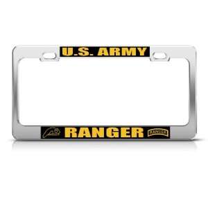   Army Ranger Metal Military license plate frame Tag Holder Automotive