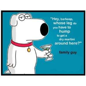  Postcard FAMILY GUY   BRIAN GRIFFIN (Whose Leg Do I Have 
