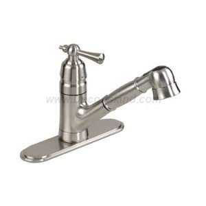 Gerber 40 480 Brianne Single Handle Pull out Kitchen Faucet, Stainless 