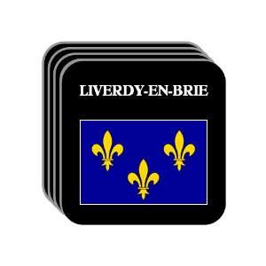  Ile de France   LIVERDY EN BRIE Set of 4 Mini Mousepad 