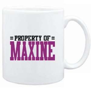 Mug White  Property of Maxine  Female Names  Sports 