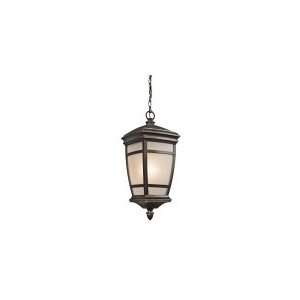  Kichler 49276RZ McAdams 1 Light Outdoor Hanging Lantern in 