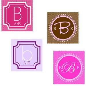   Monogram Tags & Labels   Baby Shower Gifts & Wedding Favors Set of 20
