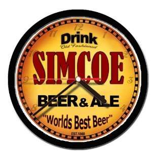  SIMCOE beer and ale cerveza wall clock 