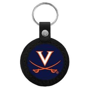  Virginia Cavaliers NCAA Classic Logo Leather Key Tag 
