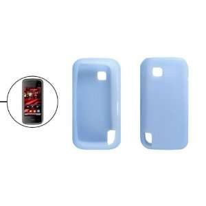   Light Blue Silicone Skin Back Guard Cover for Nokia 5230 Electronics