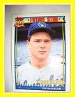 TIM McINTOSH autograph 1991 TOPPS signed card BREWERS 91  